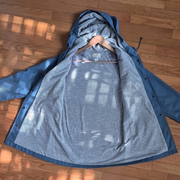 Marine Layer Kelly Classic Rain Utility Jacket in Blue - EUC - Picture 13 of 16
